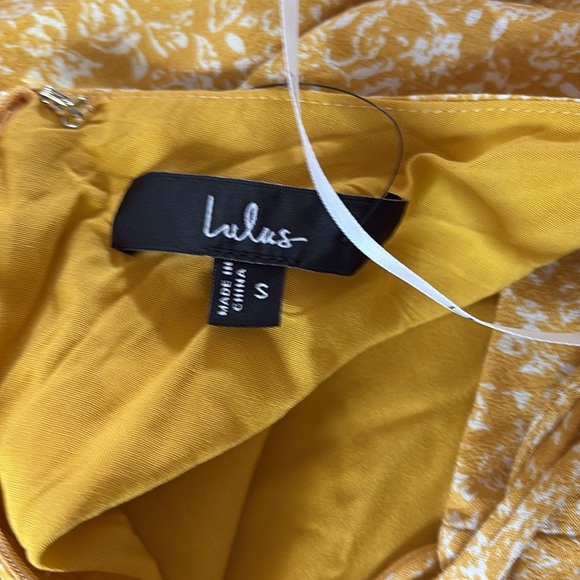 Lulu’s Charming Dedication Yellow Floral Sleeveless Lace-Up Midi Dress - Picture 14 of 15